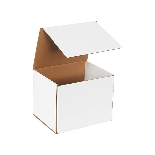 Bsc Preferred 10 x 8 x 8'' White Corrugated Mailers, 50PK BUY00014493 - main
